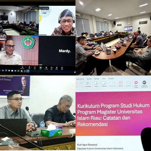 Suasana Workshop Pengembangan Kurikulum MIH PPs Universitas Islam Riau (Foto: Istimewa)